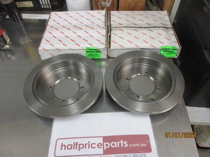 RDA Rear Disc Brake Rotor (Pair) Suits Hyundai Sonata 263mm New Part