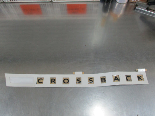Citroen DS4/DS7 Genuine "CROSSBACK" Monogram Badge New Part