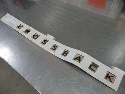 Citroen DS4/DS7 Genuine "CROSSBACK" Monogram Badge New Part