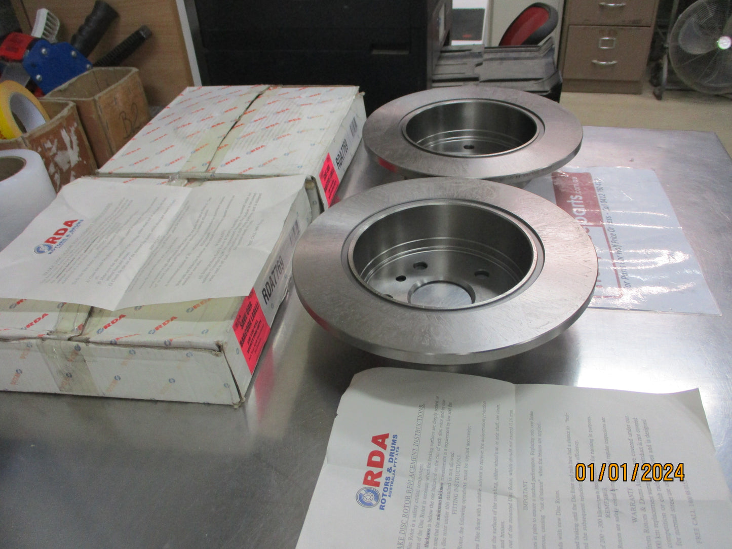 RDA Rear Disc Brake Rotors (Pair) Suits Toyota Avalon New Part