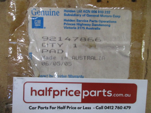 Holden Caprice WM Genuine Rear Centre Seat Back - New Part