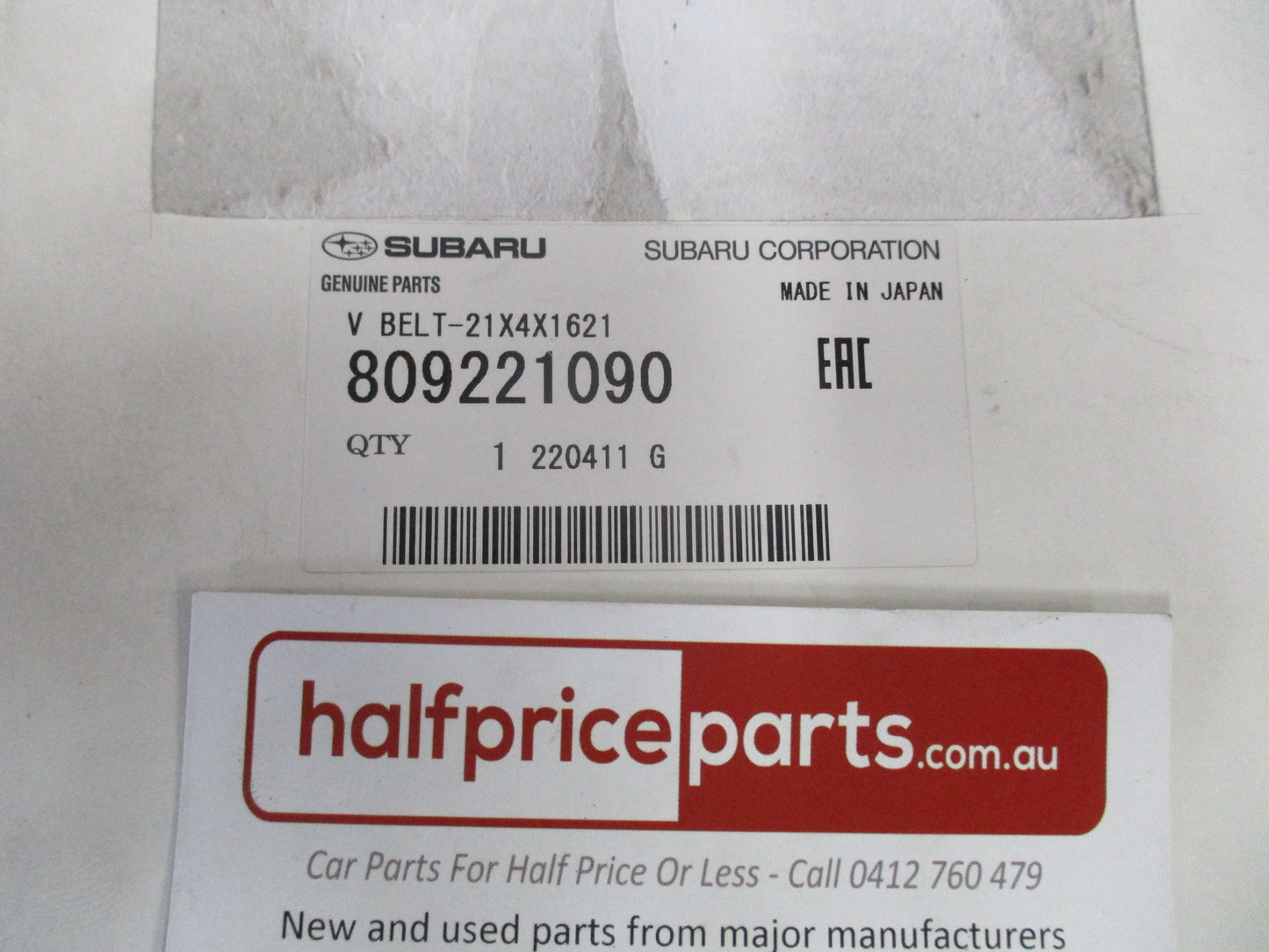 Subaru B9 Tribeca Genuine Serpentine Belt New Part