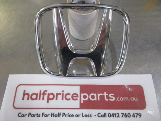 Honda Civic Genuine Front Center Chrome Grille Emblem New Part