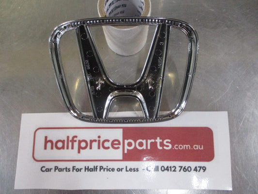 Honda Civic Genuine Front Center Chrome Grille Emblem New Part