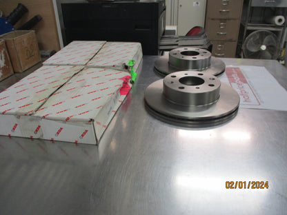 RDA Front Disc Rotors (Pair) Suits Honda Accord SZ Hatch Back New Part