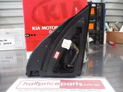 Kia GQ Carnival Genuine Right Hand Electric Heated Mirror Unpainted New Part