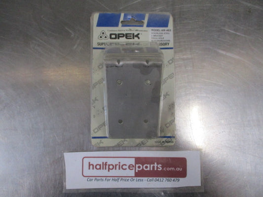 Opek Right Angle L-Bracket Stainless Steel 16mm Hole New Part