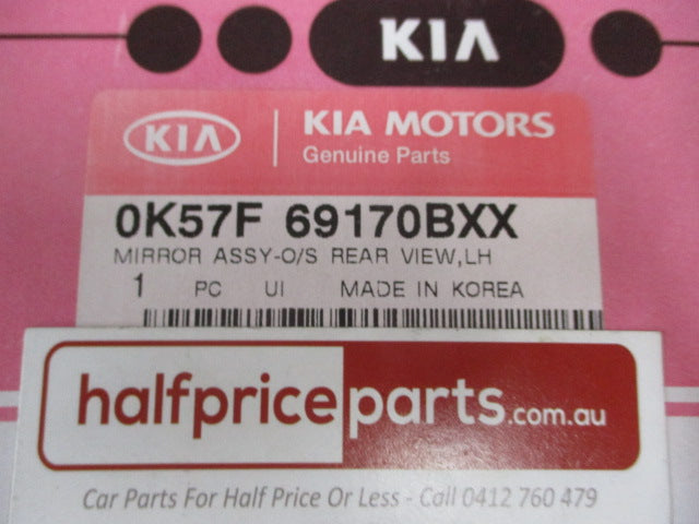 Kia GQ Carnival Genuine Left Hand Electric Heated Mirror (Unpainted) New Part