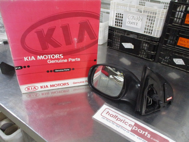 Kia GQ Carnival Genuine Left Hand Manual Mirror Assembly (Passenger) New Part