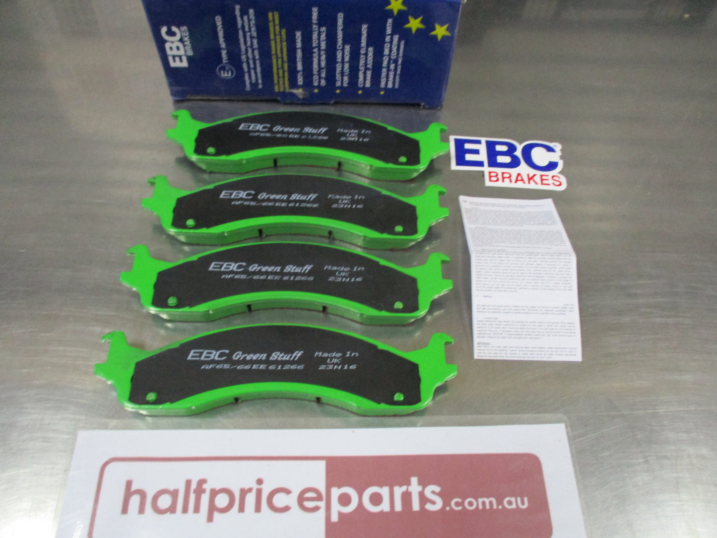 EBC Greenstuff Front Disc Brake Pad Set Suits Ford E-Series/F-Series New Part