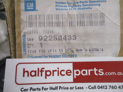 Holden VE Commodore Series 2 Genuine Passenger Leather Front Seat Back Trim - New Part