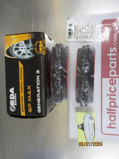 RDA Front Disc Brake Pad Set Suits Toyota Hilux New Part