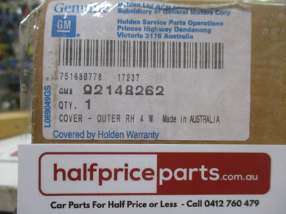 Holden VX-VY-VZ Commodore Genuine Right-hand (Drivers) Seat Trim Black - New Part