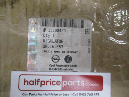Holden Astra AH Genuine Passenger Rear Power Window Regulator - New Part