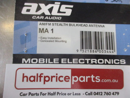 Axis AM/FM Marine Bulkhead Antenna 1.1mm New Part