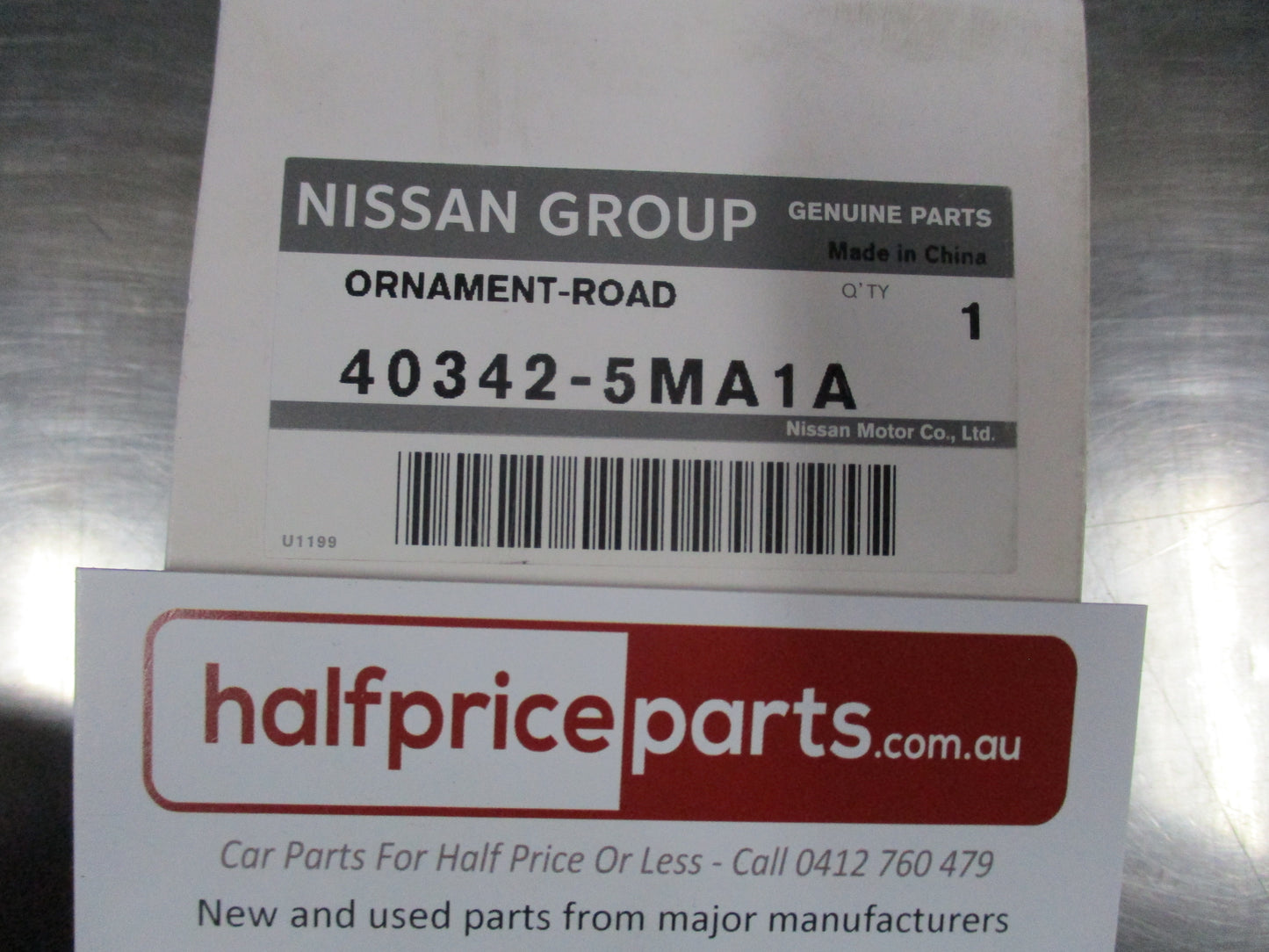 Nissan J11 Qashqai Genuine Wheel Cap (Black/Chrome) New Part