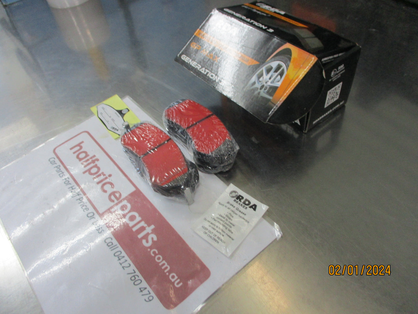 RDA GP Max Rear Disc Brake Pad Set Suits Nissan GU Patrol Y61 New Part