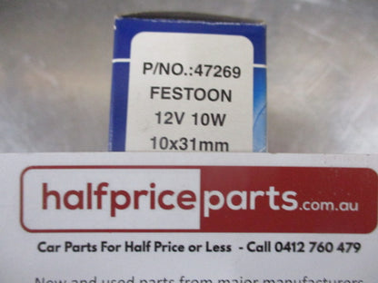 NARVA 12 Volt / 10 Watt Festoon Interior Light Bulb New Part