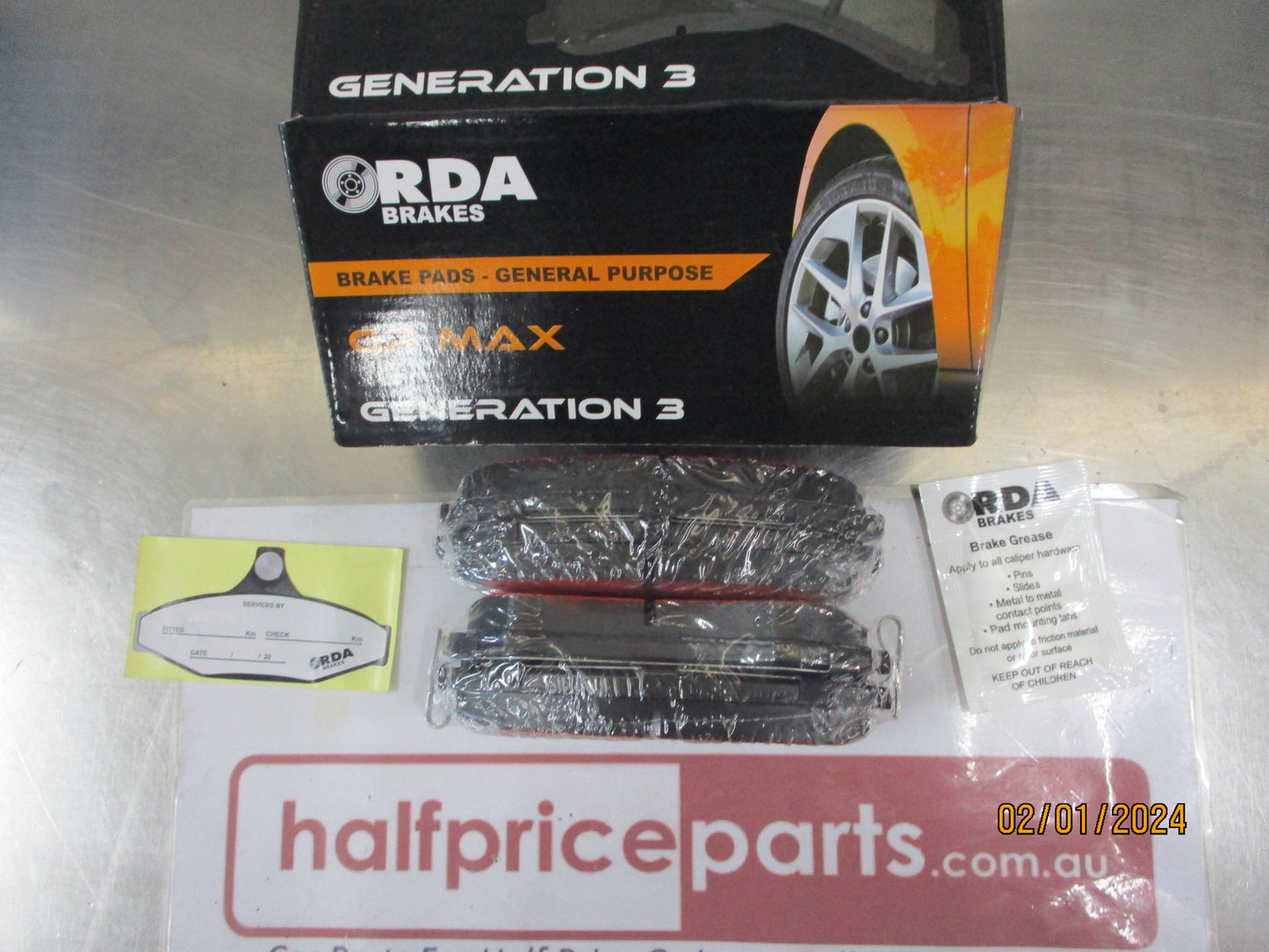 RDA GP Max Rear Disc Brake Pad Set Suits Nissan GU Patrol Y61 New Part