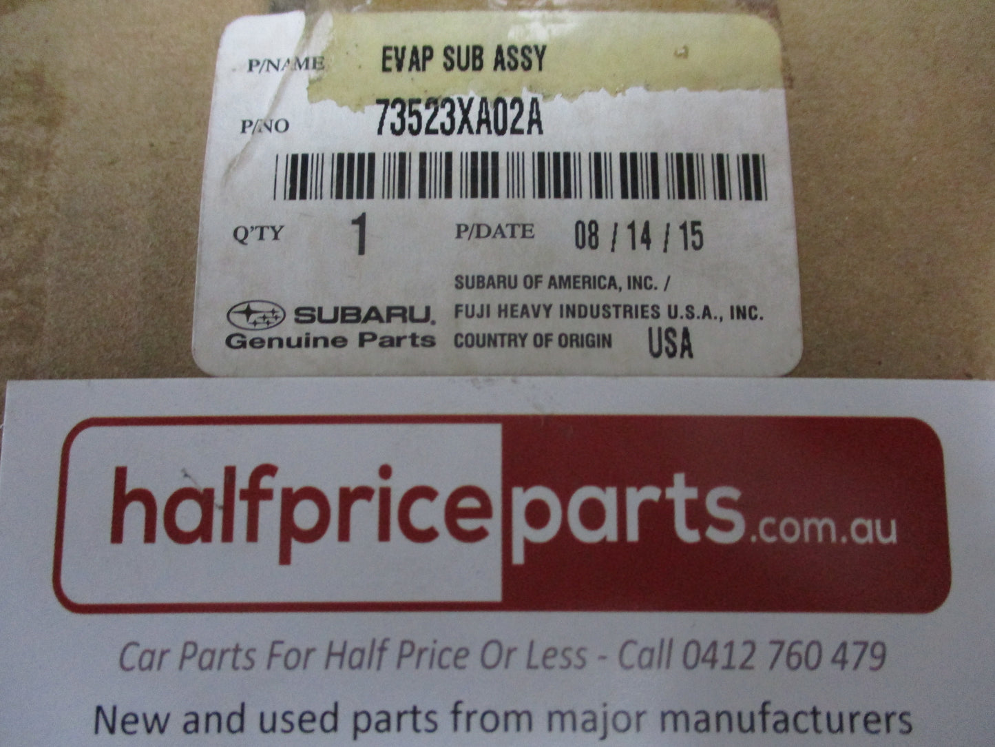 Subaru Genuine Evaporator Sub Assembly New Part