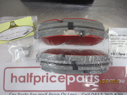 RDA Ceramic Front Disc Brake Pad Set Suits Mitsubishi Lancer CH New Part