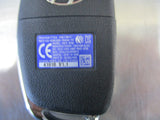Hyundai Accent Genuine Flip Remote Key 3 Buttons New