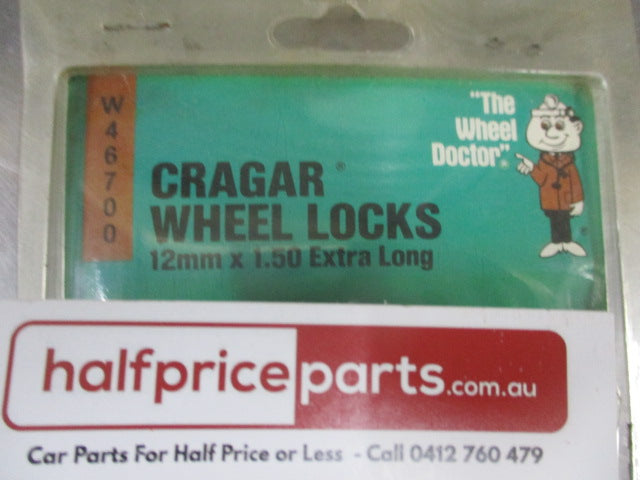 Gragar Wheel Lock Set 12mm x 1.50 Extra Long New Part