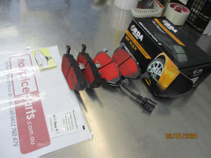 RDA Generation 3 Front Disc Brake Pad Set Suits Audi A3/VW Golf New Part
