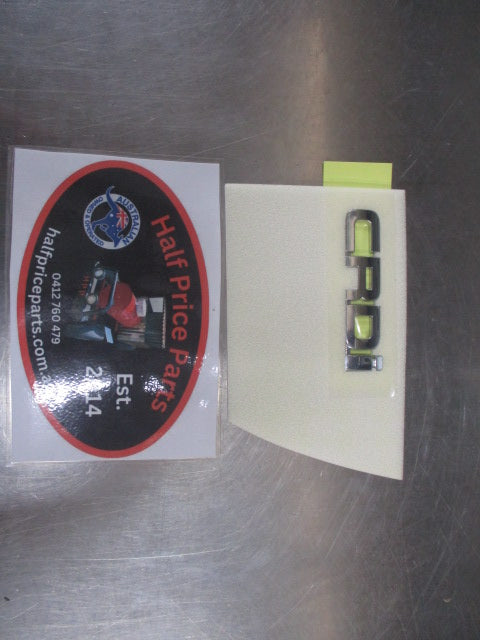 Kia Sorento Genuine CRDi Chrome Tail Gate Emblem New Part