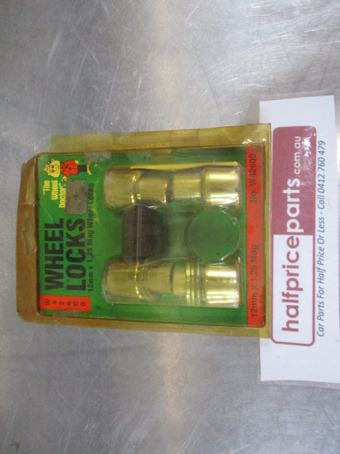 Wheel Lock Mag Wheel Lock Nut Set 12mm x 1.25 New Part