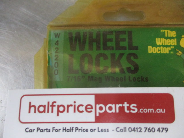 Wheel Doctor Lock Nut 7/16 Mag Wheel Lock Set With Washers New Part