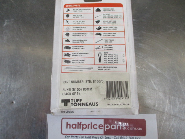 Tuff Tonneaus 80mm 5 Pack Of Bunji Kit New Part