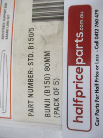 Tuff Tonneaus 80mm 5 Pack Of Bunji Kit New Part