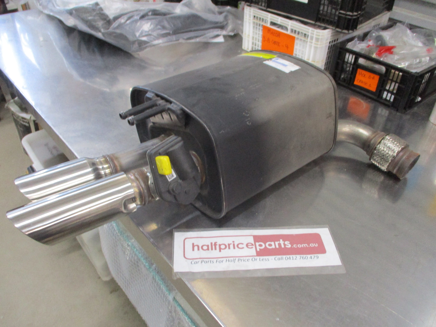 Holden VF Commodore/WN Statesman V8 Bimozel Genuine Right Hand Rear Exhaust Muffler With Tip New Part