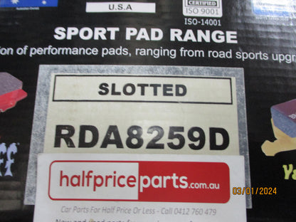 RDA Rear Disc Rotor 350mm Slotted/Dimpled Suits Nissan Y62 Patrol New Part