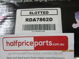 RDA Front Disc Brake Rotors (Pair) Slotted-Dimpled Suits Hyundai Elantra/Sonata New Part