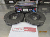 RDA Front Disc Rotors (Pair) Slotted-Dimpled Suits Suzuki Swift New Part