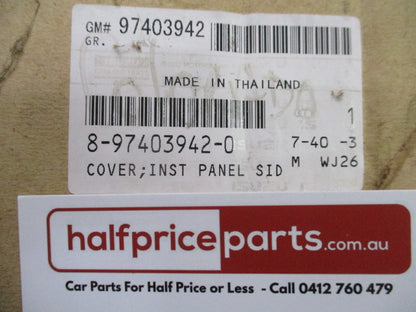 Holden Colorado Isuzu D-MAX Genuine Lower Steering Colum Trim Panel New Part