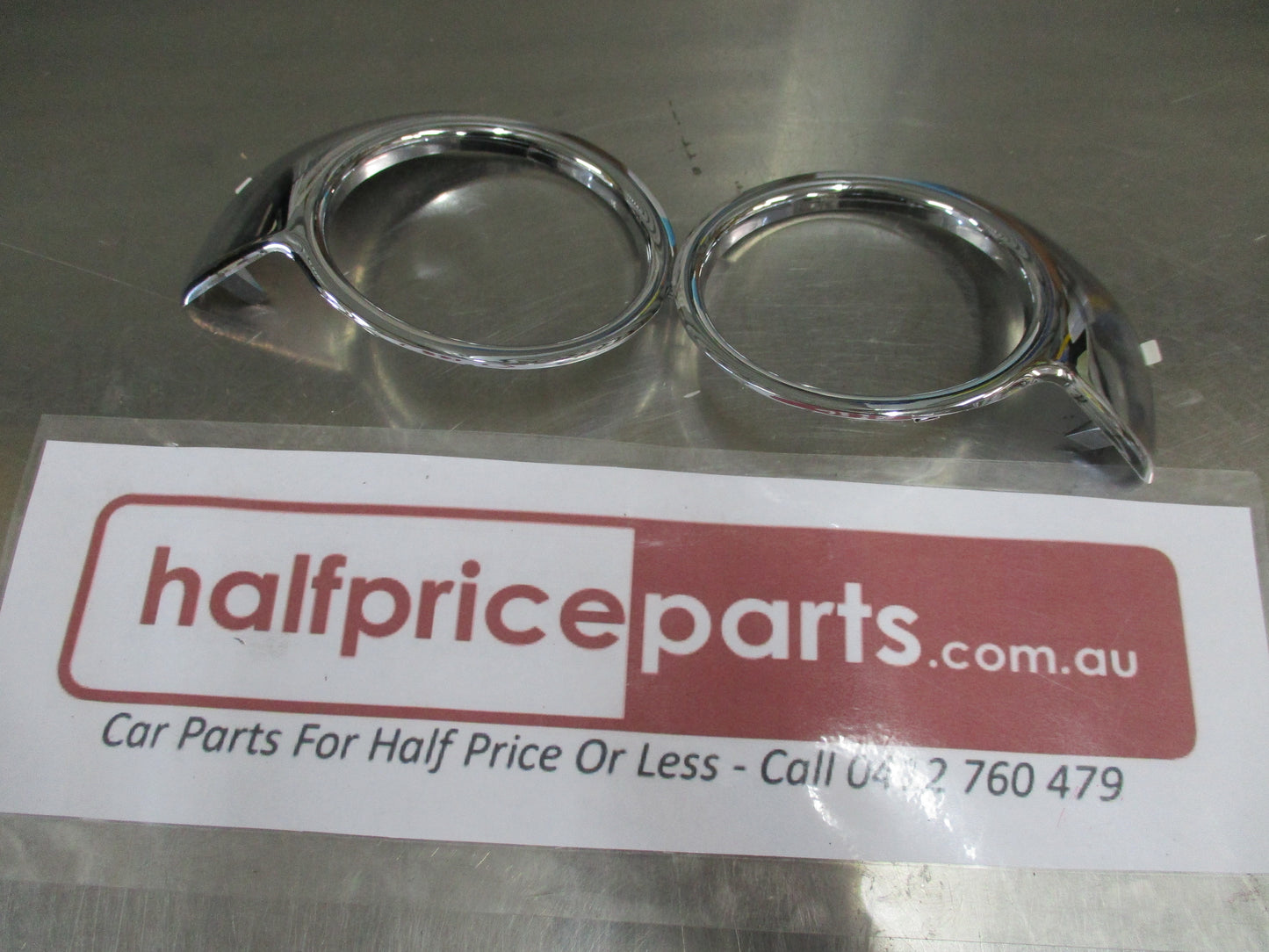 Citroen DS3 Genuine Front Bumper Fog Light Chrome Frame Kit New Part