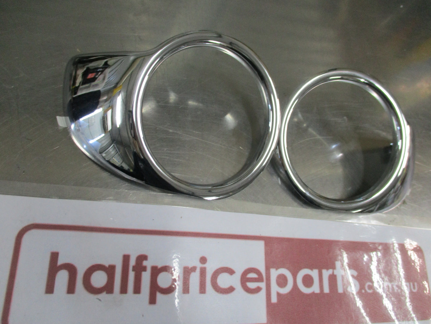Citroen DS3 Genuine Front Bumper Fog Light Chrome Frame Kit New Part