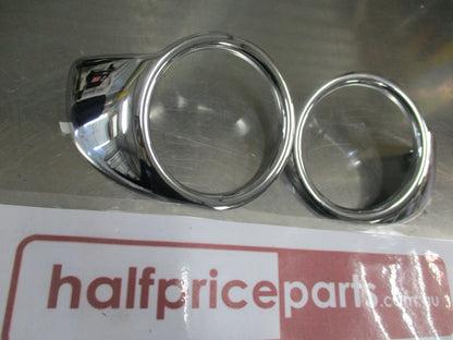 Citroen DS3 Genuine Front Bumper Fog Light Chrome Frame Kit New Part