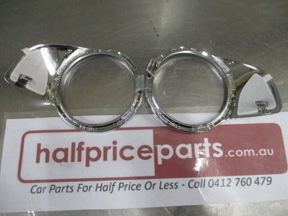 Citroen DS3 Genuine Front Bumper Fog Light Chrome Frame Kit New Part