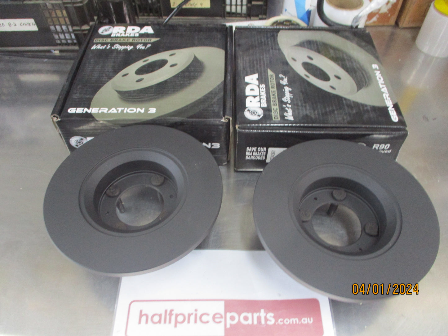 RDA Front Disc Rotors (Pair) Standard Suits Alfa Romeo Giulietta New Part