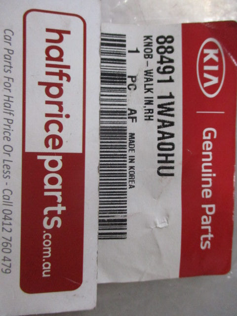 Kia Rio Sedan Genuine Right Hand Walk-in Seat Knob (ArmanI Black) New Part.