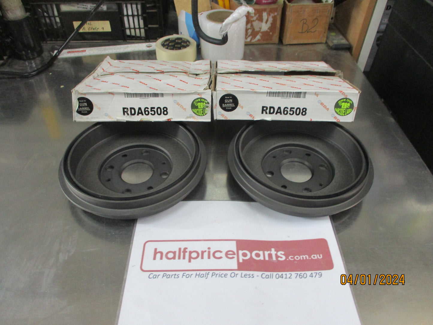 RDA Rear Brake Drums Suits Ford KF Laser New Part