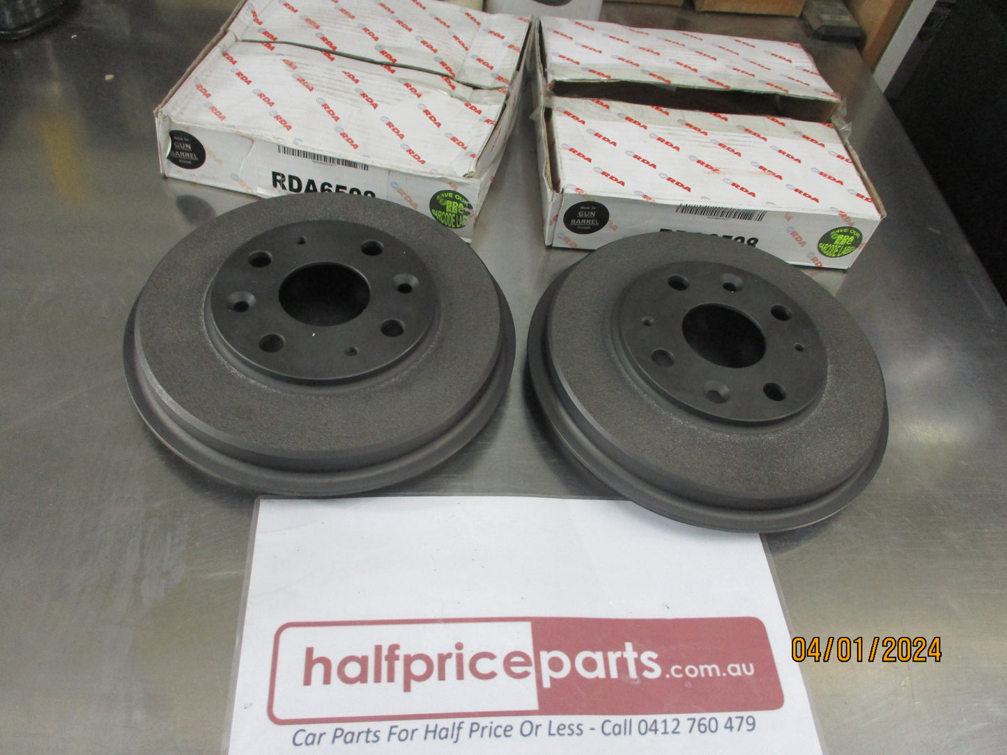 RDA Rear Brake Drums Suits Ford KF Laser New Part