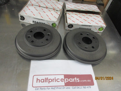 RDA Rear Brake Drums Suits Ford KF Laser New Part