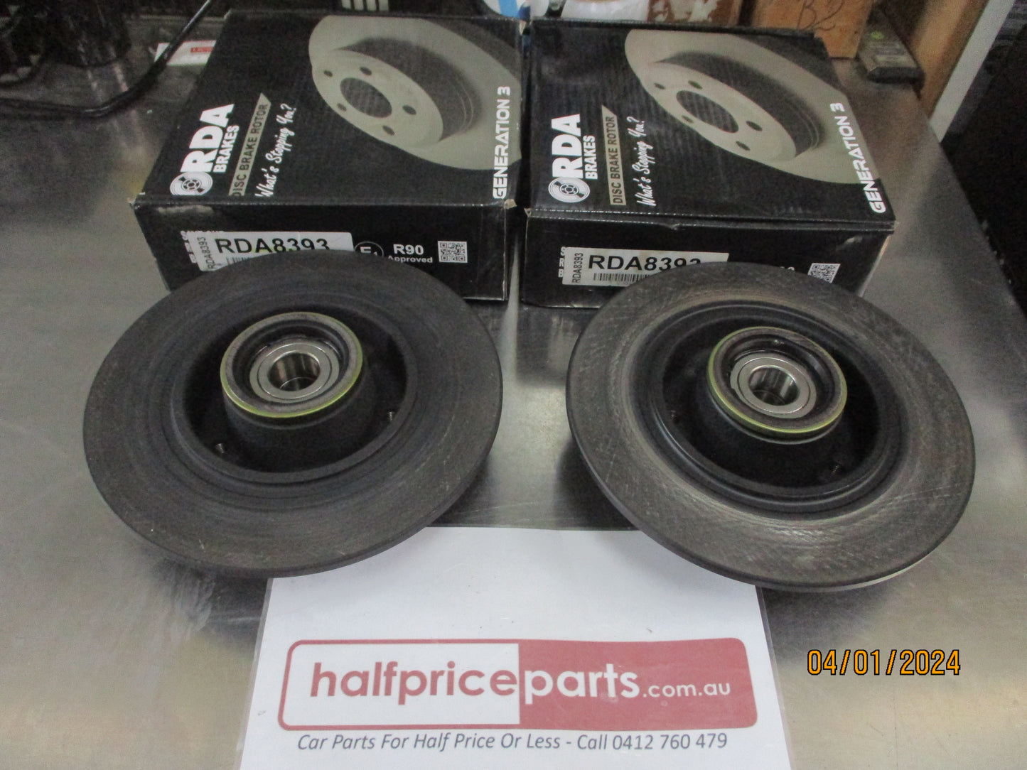 RDA Rear Disc Rotors Standard Suits Renault Megane III New Part