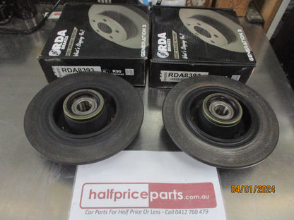 RDA Rear Disc Rotors Standard Suits Renault Megane III New Part