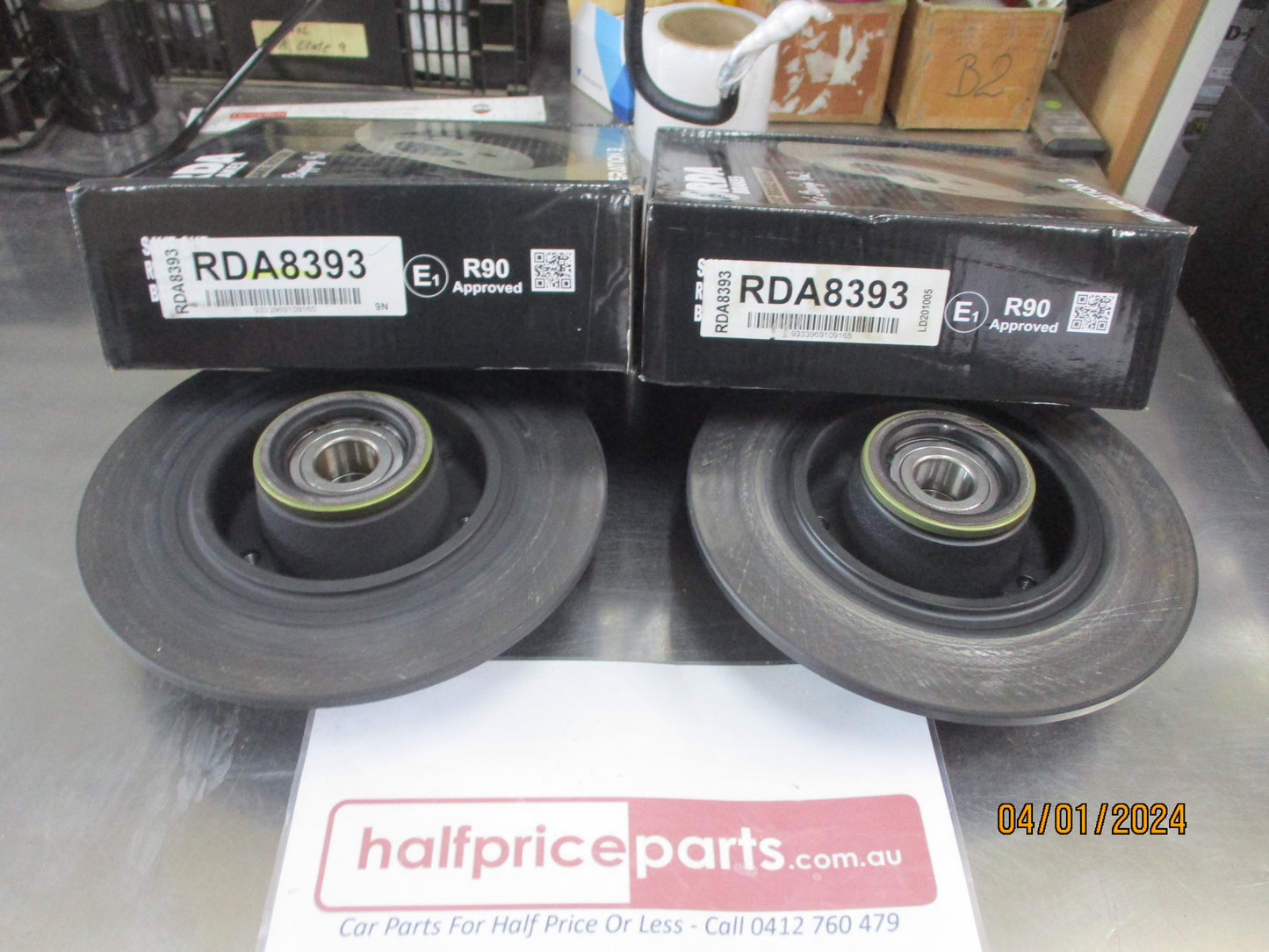 RDA Rear Disc Rotors Standard Suits Renault Megane III New Part